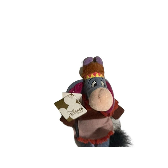 Disney Store - Indian Eeyore - Mini Bean Bag - Vintage - 8" WITH TAG - Picture 6 of 16